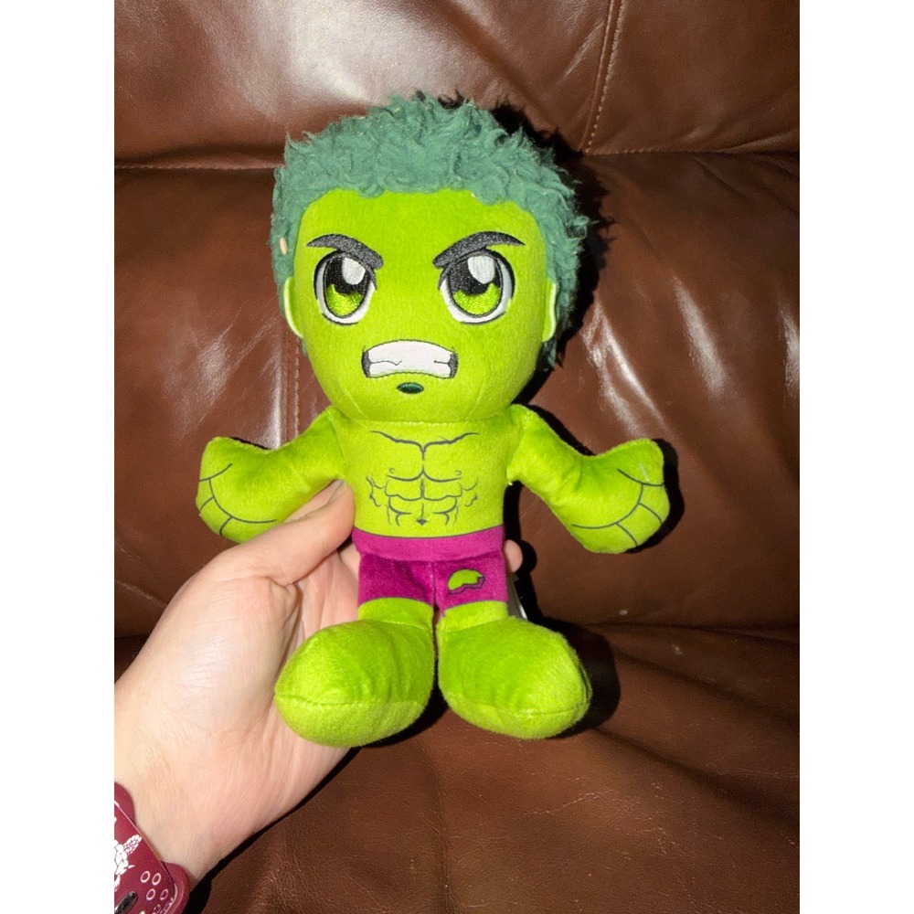 Marvel‎ Incredible Hulk Bleacher Creatures Kuricha Plush Chibi 8" Figure 2020